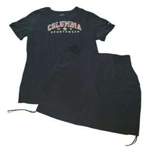 Womens Columbia Set- Top & Skort- M